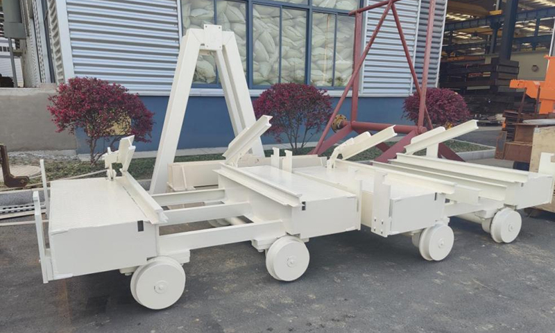 Carrito de puente después del autoclave