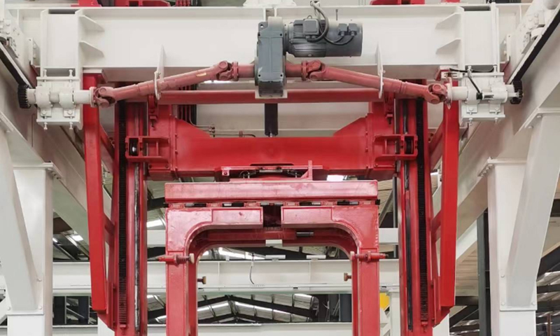 Grúa girada del producto